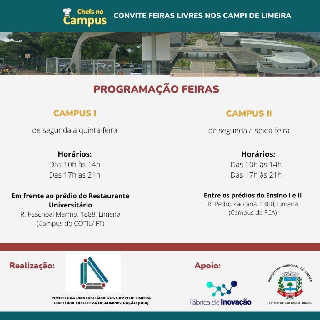 Programação Feiras